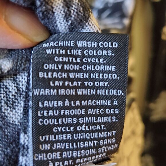 Prabal Gurung Womens M Black & White Floral Print V Neck Button Cardigan Cotton - Picture 9 of 11